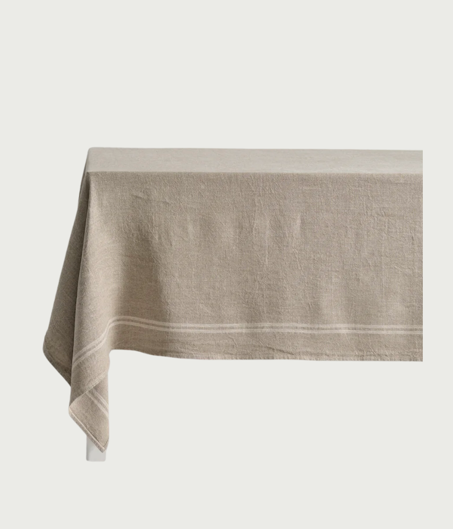 Rustic Linen Tablecloth images
